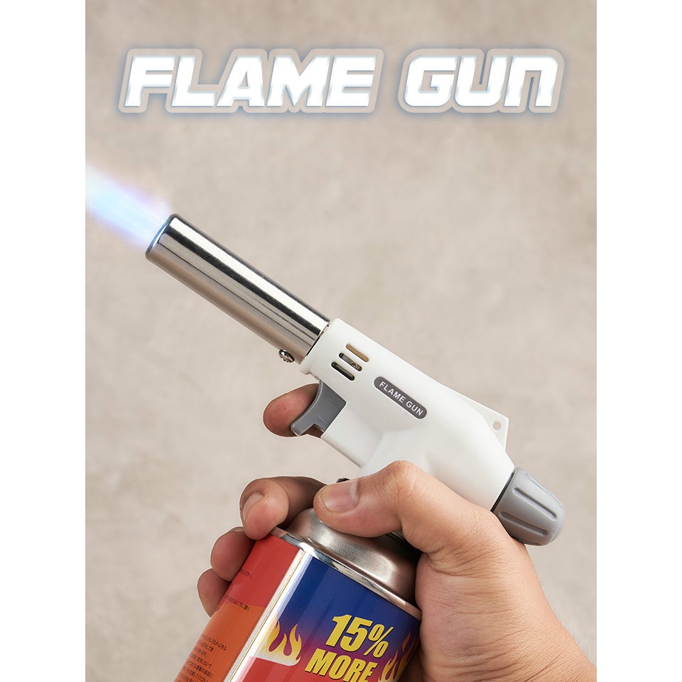 หัวพ่นไฟ หัวพ่นแก๊ส หัวพ่นไฟทำอาหาร Flame Gun หัวพ่นไฟ สำหรับแก๊สกระป๋อง